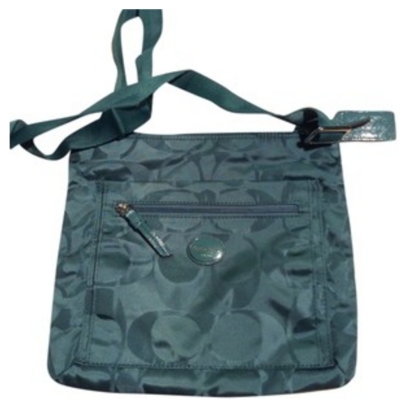Vintage Coach Getaway Signature Nylon File Bag